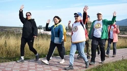 Поход по Итурупу любители ходьбы из Приморья посвятили Дню Победы над Японией 