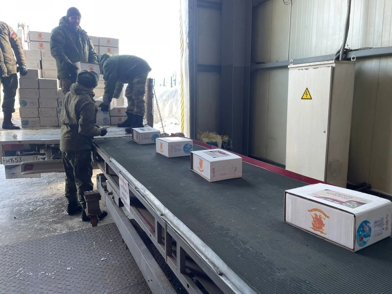 Бойцам с Сахалина в зону СВО отправили более 9 тонн посылок