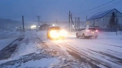 Мощный циклон продолжает бушевать над Итурупом 