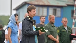 С Божьей помощью: в Курильске началась заливка фундамента храма Святых апостолов Петра и Павла 