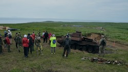 Группа курсантов и инструкторов Центра «ВОИН» прибыла на Шумшу 