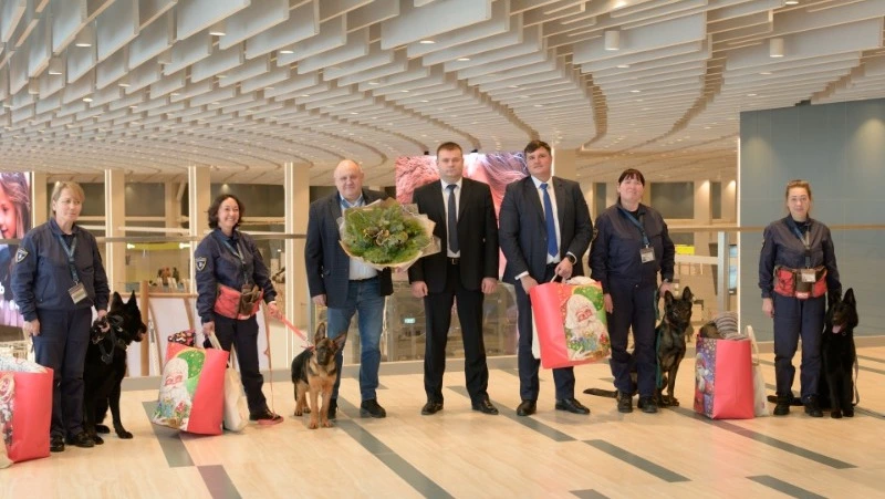 Аэровокзал «Южно-Сахалинск» принял в команду четвероногих инспекторов 