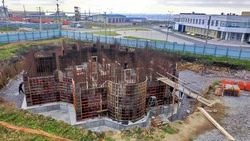 Цокольный этаж в строящемся в Курильске храме зальют в начале октября