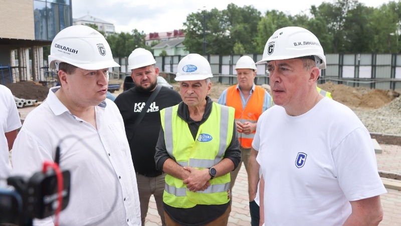  В студгородке кампуса СахалинТех завершаются основные строительные работы