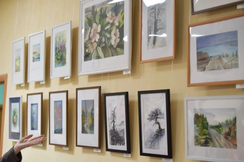 Курильские художники представили жителям Итурупа 60 картин о родном острове