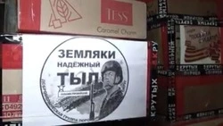 Двадцать тонн посылок доставили в зону спецоперации к Новому году